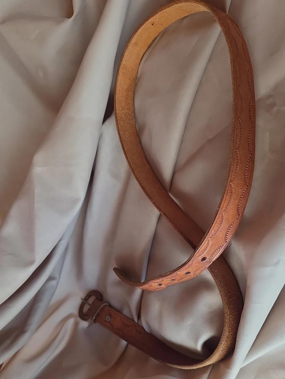 Classic Men's Brown Leather Belt